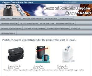 oxygenconcentratorguy.com: Portable Oxygen Concentrator Travel Machine Concentrators Machines Inogen Sequal
Rentals Sales of all Portable and Home oxygen concentrator machines repairs and trades Bipaps Cpaps