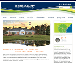 toombsconnect.com: Business & Tax Advantages GA | Toombs County Development Authority
Toombs County Development Authority located in southeast GA offers industry, land and tax advantages for businesses. Low labor and land operating cost .