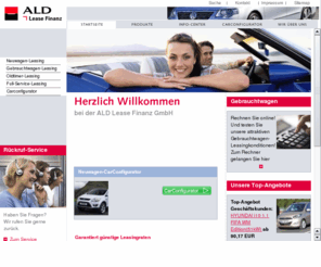 ald-leasefinanz.com: Startseite - ALD Automotive, Autoleasing und Services
ALD Lease Finanz bietet umfangreiche Leasing-Dienstleistungen für Privat- und Geschäftskunden