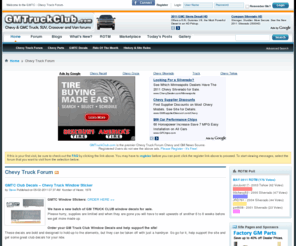 gmtruckclub.com: Chevy Truck Forum | GM Truck Club - GMTC Home
vBulletin 4.0 Publishing Suite with CMS