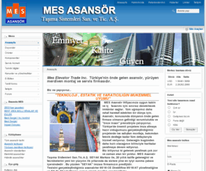 mesasansor.com: Mes asansor, yuk asansor,  hidrolik asansor, panoromik asansor, yolcu asansorleri, monjarz asansor, yamaç asansor, hidrolik asansor, kaldırma platformu, yürüyen merdiven, yürüyen band, kaldırma sistemleri, - Anasayfa
mes asansor tasima sistemleri san. ve tic. a.s, şahıs asansörü, yük asansörü, yürüyen merdiven, monjarz asansör, panoramik asansör, hidrolik asansör, yamaç asansör, kaldırma platformları, yürüyen bandlar, ve her türlü taşıma sistemlerinin bakımı, montajı yapılır. yapılır