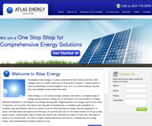 atlas-energy.net: ::Atlas Energy ::
At Atlas Energy expect the best from the one stop stop comprehensive energy shop in solar energy, insulation, and energy audits.