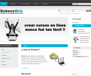 dokeosweb.com: Bienvenido a DokeosWeb
Plataforma de formación online,