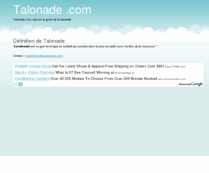 talonade.fr: Talonade .com
Informations sur la talonade