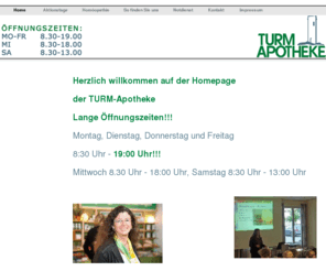 turm-apotheke.info: Home - Homepage der TURM-Apotheke Künzell
