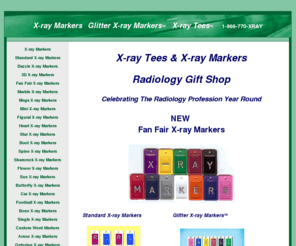 x-raygifts.com: X-ray Markers:Glitter X-ray Markers:X-ray Tees
X-ray Markers:Glitter X-ray Markers:Dazzle X-ray Markers