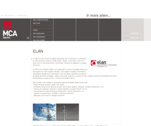 elan-ao.com: Grupo MCA - Bem-vindo
MCA Construções, MCA Vias, MCA Marrocos, Elan, Sines, MCA Máquinas, MCA Pedreiras, MCA PSS, Pribetões