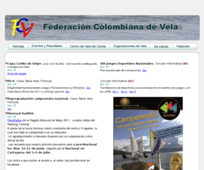 fedevelacolombia.org: Federación Colombiana de Vela
