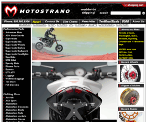 mototrano.com: Motostrano.com - Alpinestars, SIDI, ICON, Acerbis, Gimoto, Supermoto, AGV, Revit
Customize it, modify it, build it. Motorcycle gear and parts, supermoto, sportbike, adventure bike and scooter, accessories and apparel and outfit you and your motorcycle with great gear and performance motorcycle parts from Alpinestars, SIDI, ICON, Akrapovic, GIVI and others.