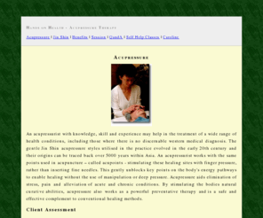 polisa.co.uk: Hands on Health Acupressure Therapy
Acupressure Therapy