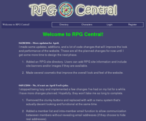 rpgcentral.net: RPG Central
RPG Central Network.