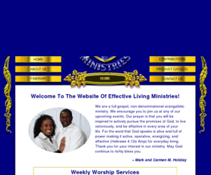 eflm.org: EFFECTIVE LIVING MINISTRIES
EFFECTIVE LIVING MINISTRIES