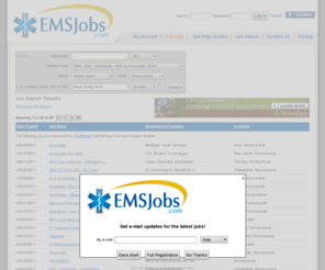 pennsylvaniaemsjobs.com: Jobs | EMS Jobs
 Jobs. Jobs  in the emergency medical services (EMS) industry. Post your resume and apply for EMS jobs online. Employers search resumes of job seekers in the emergency medical services (EMS) industry.