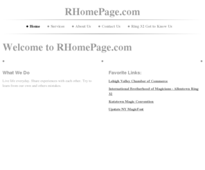 rhomepage.com: RHomePage.com - Home
Welcome to RHomePage.com