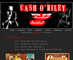 cashoriley.com: Cash O'Riley & the Downright Daddies
Cash O'Riley and the Downright Daddies, rockabilly