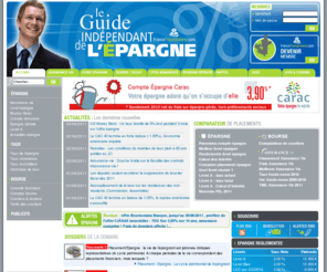 francetransaction.net: Epargne, placement assurance-vie, livret A  Z, bourse : guide de l'pargne
Epargne, Livret A  Z et placement financier : Le guide indpendant de l'pargne vous permet de retrouver les offres de placements financiers : assurance-vie, livret pargne, bourse, compte rmunr, PERP. Tous les dtails pour gagner plus d'intrts avec votre argent !