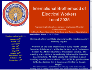 ibew2035.com: IBEW 2035
IBEW Local 2035 Information