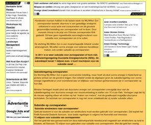 subsidiezonnepanelen.nl: Subsidie op zonnepanelen
Subsidie op zonnepaneel. In 2011 is er weer subsidie voor zonnepanelen