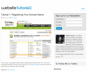 websitetutoria.com: Website Tutoria - Tutorials For Building And Managing Your Website
Website Tutoria - Tutorials For Building And Managing Your Own Website