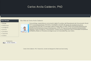 carlosarcila.com: Sitio Web de Carlos Arcila Calderón
Sitio Web de Carlos Arcila Calderón