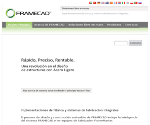 framecadsolutions.es: FRAMECAD | Las soluciones integrales de construcción de estructuras de acero más avanzadas del mundo.
Mas acerca de nuestra solución desde el principio hasta el final Implementaciones de