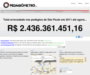 pedagiometro.com: Pedagiômetro
Pedagiômetro