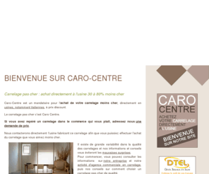 carrelage-caro-centre.info: Carrelage pas cher directement à l'usine 30 à 80% moins cher
Achat de carrelage pas cher, à prix discount directement à l'usine sans aucun intermédiaire, 30 à 80 % moins cher. Conseils pour le choix de la qualité de votre carrelage