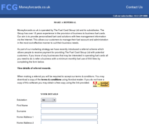 moneyforcards.com: Referral

