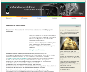 vm-video.com: VM-Videoproduktion in Hamburg: Industriefilm · Wirtschaftsfilm · Videobearbeitung · Vertonung
VM-Videoproduktion in Hamburg bietet Ihnen mit über 20-jähriger Erfahrung und aktueller Technik einen preiswürdigen Vollservice (Konzeption, Aufnahme, Schnitt und Grafik) für sendefähige Produktionen.