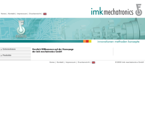 imk-mechatronics.de: imk mechatronics GmbH
Homepage der imk mechatronics GmbH