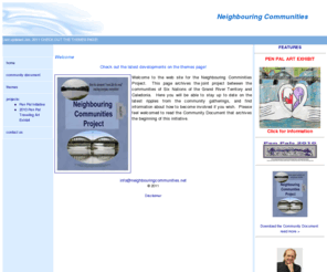 neighbouringcommunities.net: Neighbouring Communities
This is the web site for the Neighbouring Communities Project