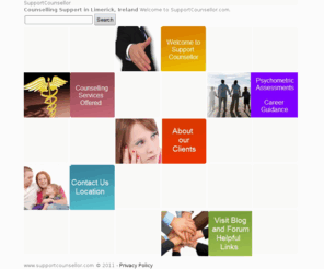 supportcounsellor.com: SupportCounsellor.com Counselling in Limerick, Ireland
Counselling in Limerick City: Contact 0872667147 for initial meeting