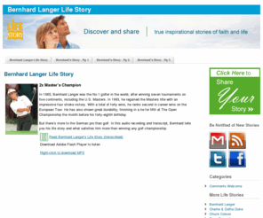 bernhardlangerstory.com: Bernhard Langer Life Story » Bernhard Langer Life Story
2x Master’s Champion