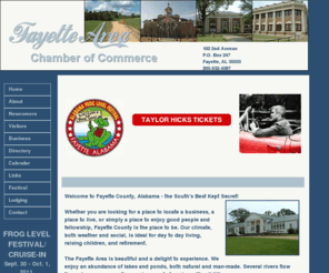 fayetteareachamber.org: Fayette Area Chamber of Commerce, Fayette, AL
Fayette Area Chamber of Commerce, Fayette, Alabama