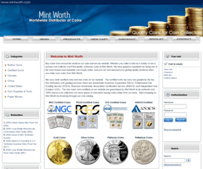 mintworth.com: Mint Worth
International Coin Sales and Dealers.