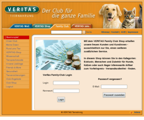 veritas-familyclub.de: VERITAS Familyclub - Der Club für die ganze Familie
VERITAS Tiernahrung