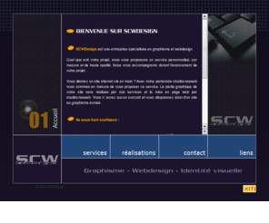 xn--heuz-epa.com: SCWDesign.com - Graphisme - Webdesign - Publicité - Chartes graphiques - Identitée visuelle
SCWDesign est une agence très active dans la réalisation de chartes graphiques pour sites internet et spécialisée dans tous les travaux graphiques de communication.