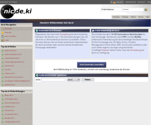 de.ki: de.ki - kostenlose de Domain
de.ki - kostenlose de Domain