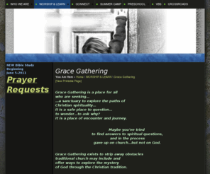 gracegathering.net: Our Savior Lutheran Church | Grace Gathering
helping others experiential deep emerging emergent postmodern faith in action