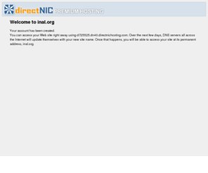 inal.org: inal.org - directNIC Premium Hosting
