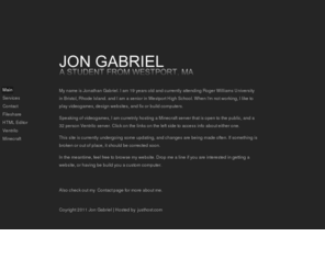 jon-gabriel.com: Home Page | Jon Gabriel
Jon Gabriel's Home Page