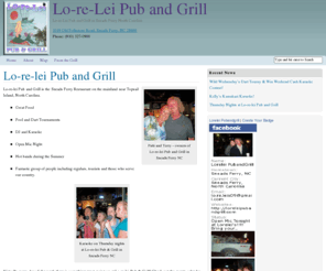 loreleipubandgrill.com: Lorelei Pub and Grill: Sneads Ferry Restaurant
Lo-re-lei Pub and Grill is the restaurant and happening night club in Sneads Ferry, North Carolina on the mainland near Topsail Island.