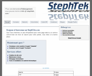 stephtek.com: État du serveur
États du serveur