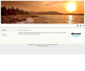 sunrisecountytech.com: Sunrise County Tech
Sunrise County Tech - bringing quality Tech support to Downeast Maine