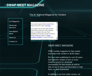 swapmeethq.com: Swap Meet Magazine - Wholesale Merchandise
swap meet magazine wholesale merchandise