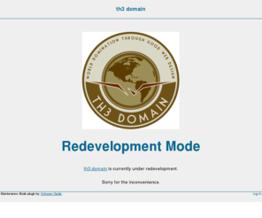 th3domain.com: th3 domain » Maintenance Mode
World Domination Through Good Web Design