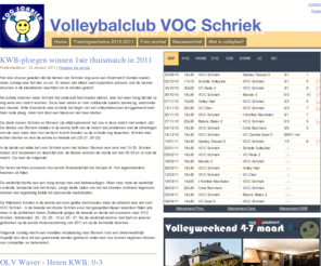 vocschriek.be: Volleybalclub VOC Schriek (Heist-op-den-Berg)
Volleybalclub in hartje Heist-op-den-Berg (sporthal Sint-Lambertus), met de juiste mix tussen competitie en recreatie