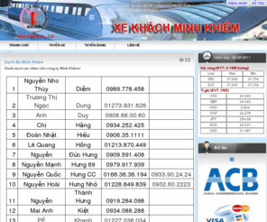 xelongkhanh.info: Xe khách Minh Khiêm - An toàn trên mọi nẻo đường
Xe khách Minh Khiêm, xe khách Minh Khiêm, vận chuyển hàng hóa
