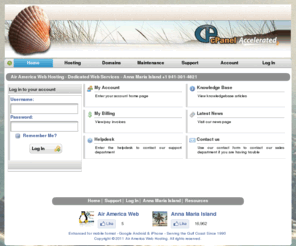 fla1.com: Air America Web Hosting - Anna Maria Island
Air America, Web Hosting, Anna Maria Island, Business Web Hosting, Reliable, Managed cPanel servers. Serving the Gulf Coast for over 20 years with quality service.