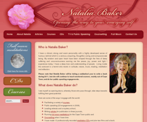 nataliabaker.com: Natalia Baker
Natalia Baker is an inspirational teacher, teaching meditation classes, abundance classes, feminine empowerment and other various enlightenment courses.